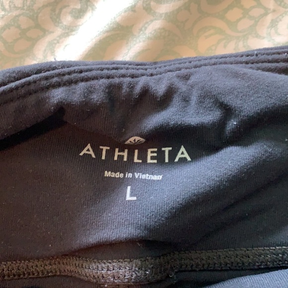Athleta Plié barre leggings with heel cover - Picture 2 of 5